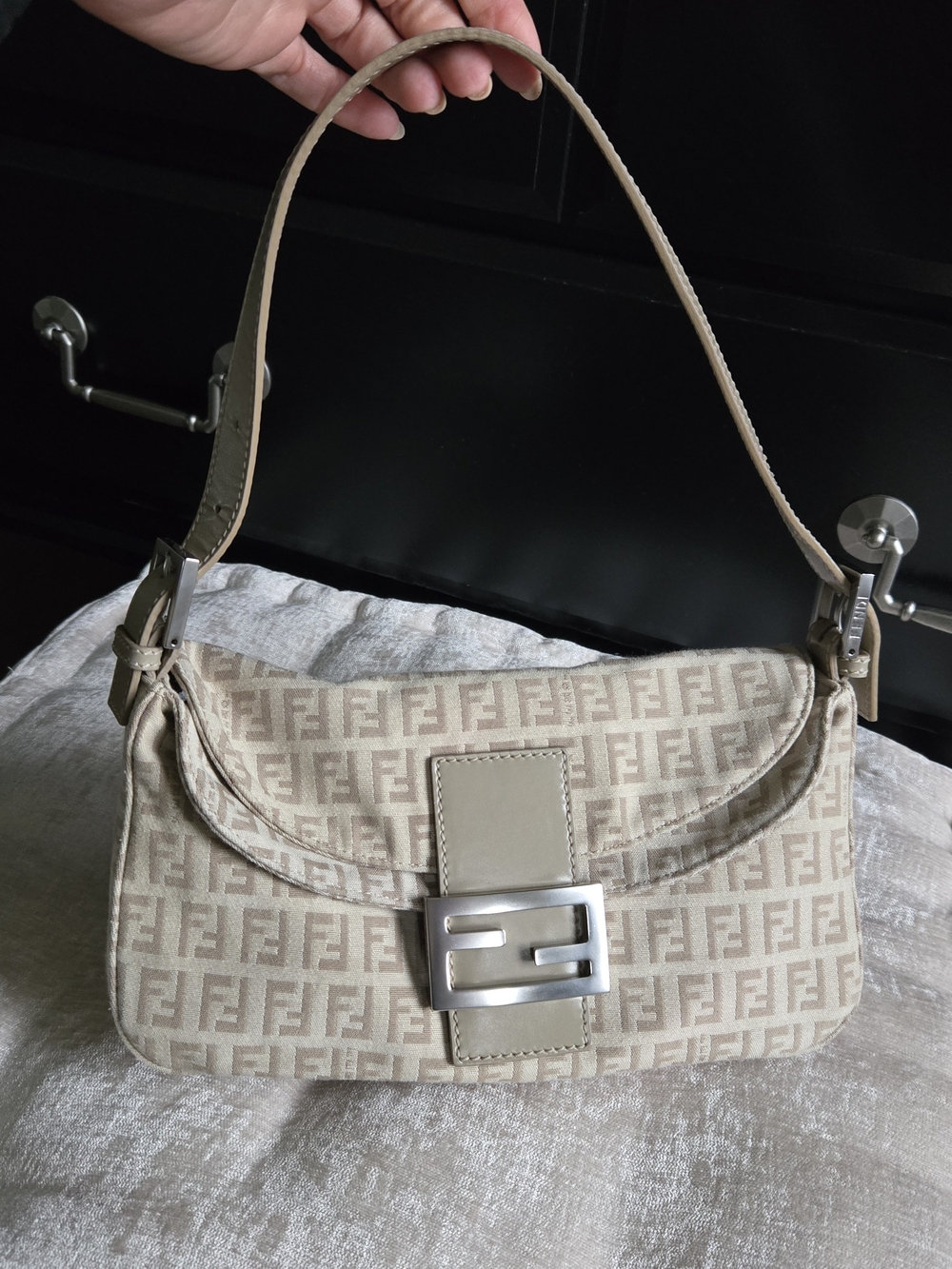 Fendi Zucchino FF Baguette